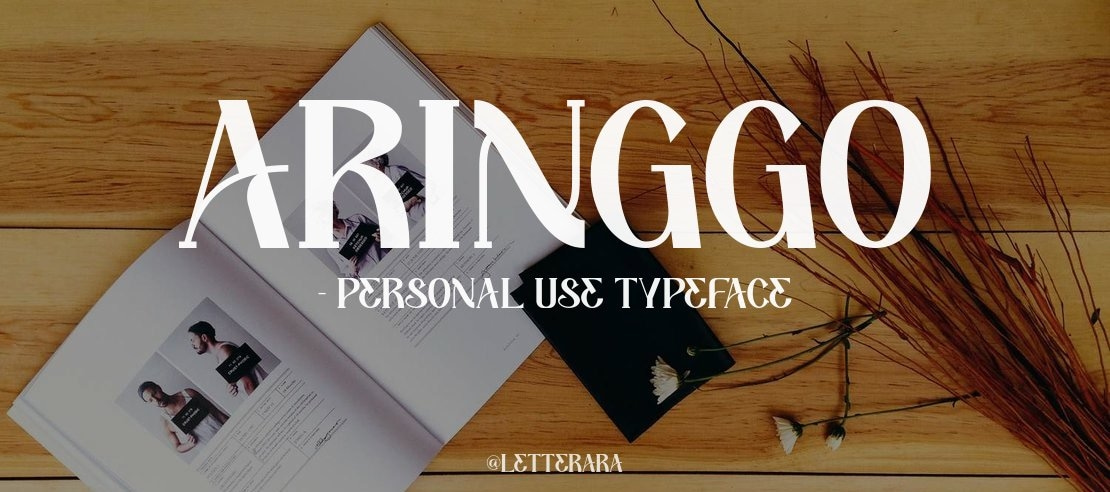 Aringgo - Personal use Font