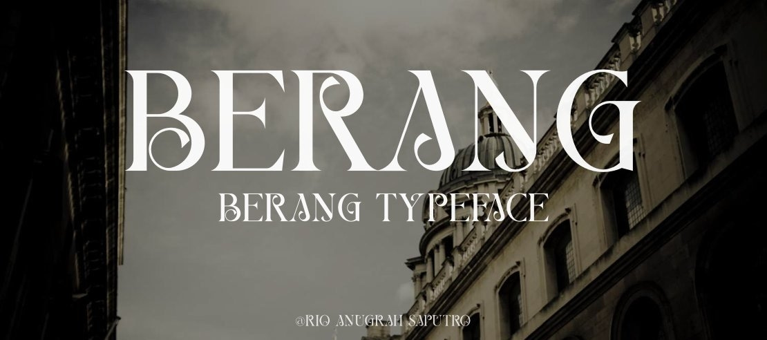 BERANG BERANG Font