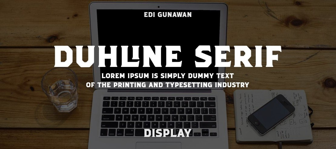 Duhline Serif Font