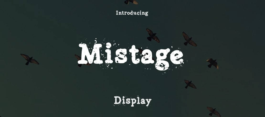 Mistage Font Family