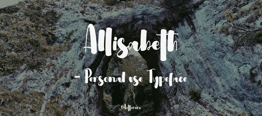 Allisabeth - Personal use Font