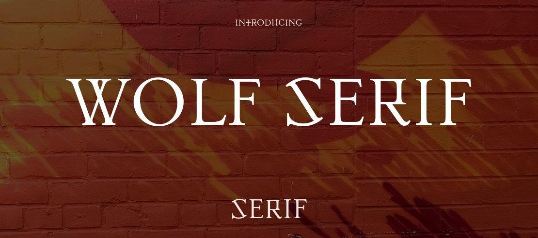 Wolf Serif Font