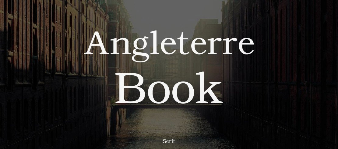 Angleterre Book Font