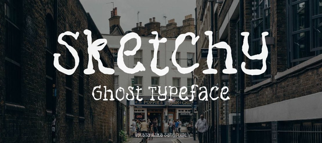 Sketchy Ghost Font