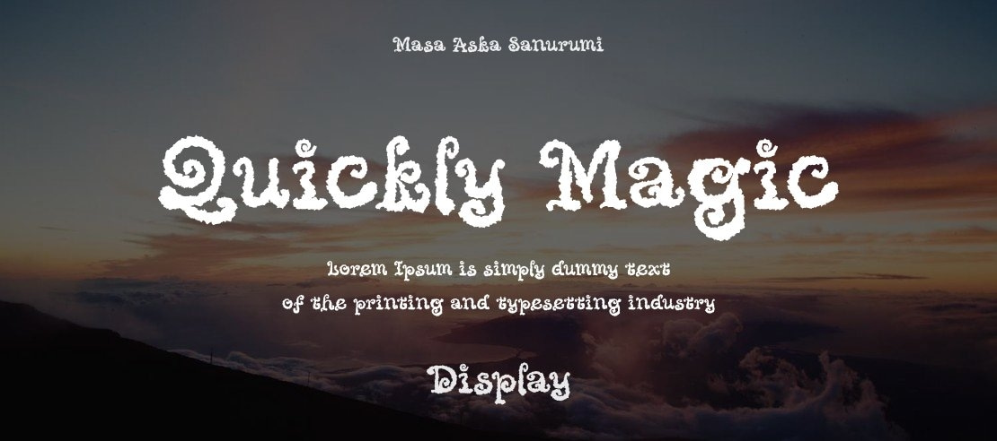 Quickly Magic Font