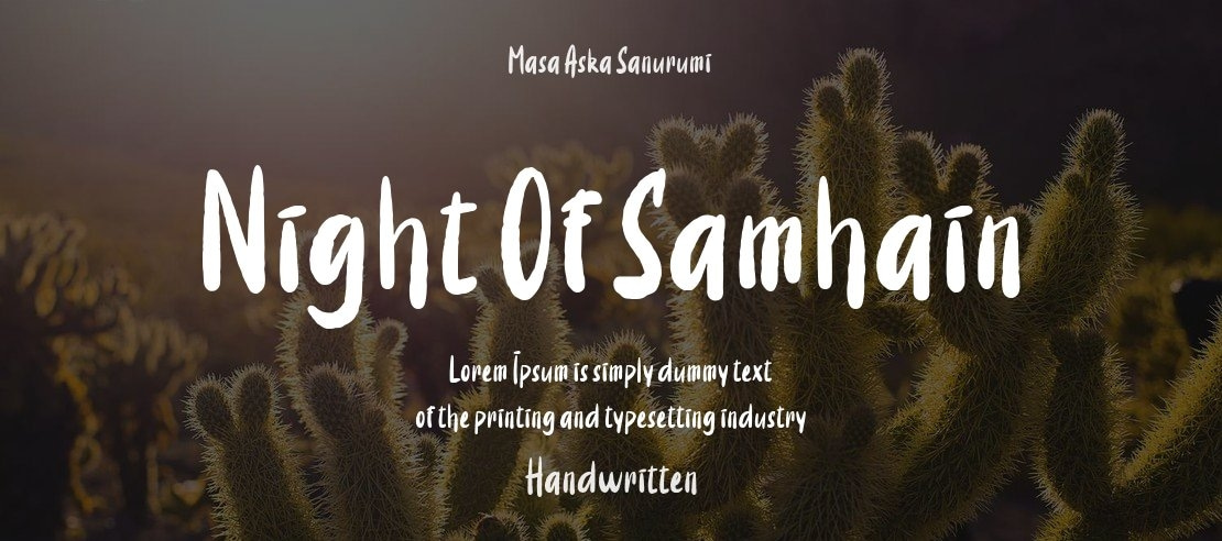 Night Of Samhain Font