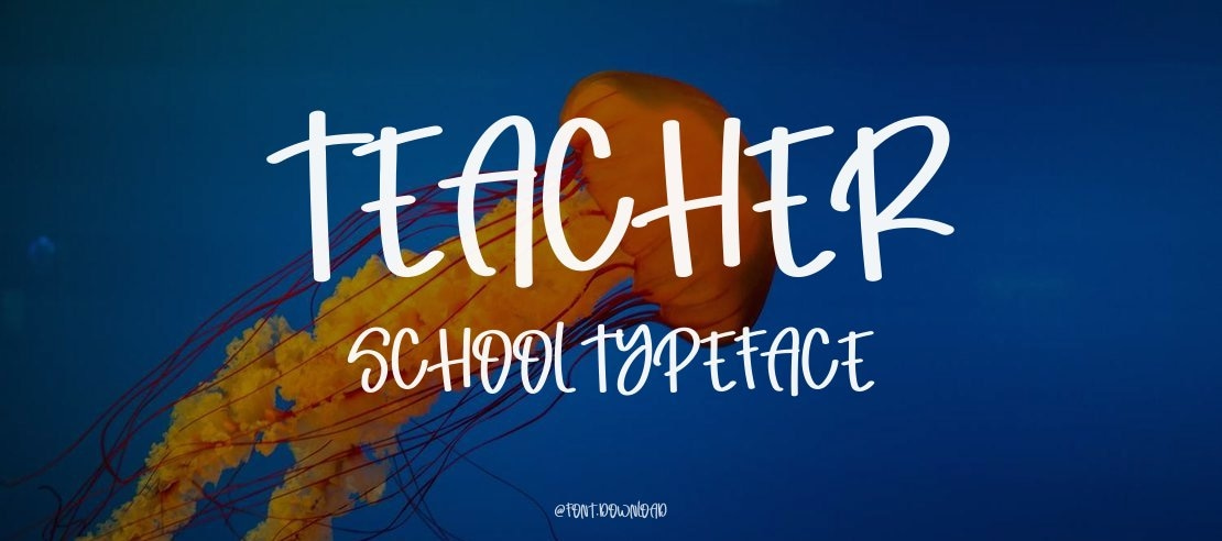 Teacher School Font