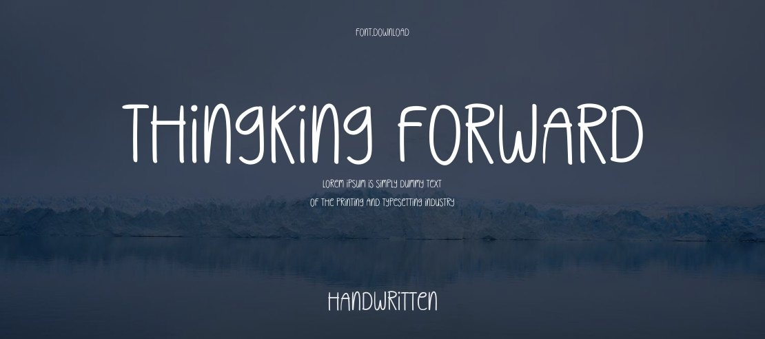 Thingking Forward Font