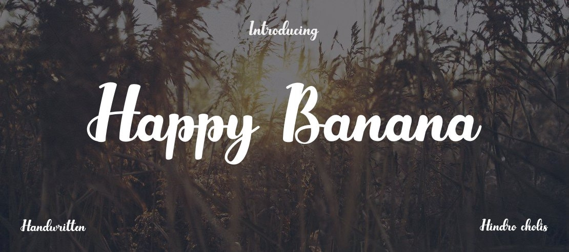 Happy Banana Font