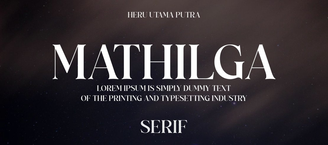 Mathilga Font