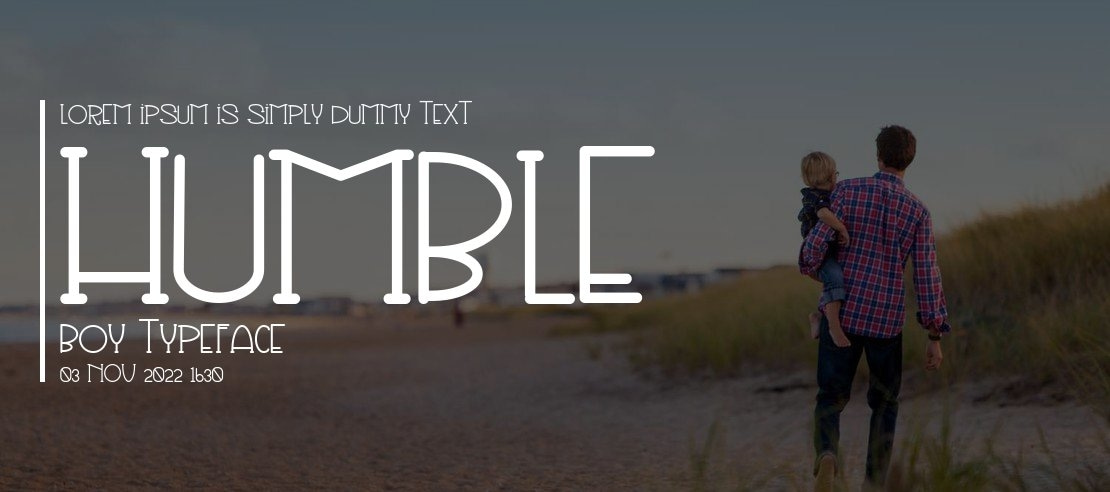 Humble Boy Font