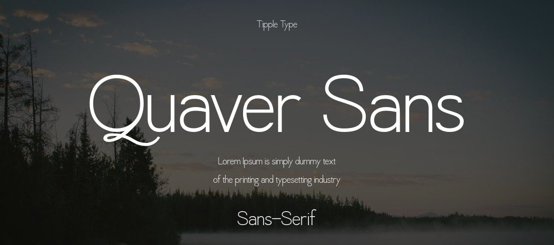 Quaver Sans Font Family