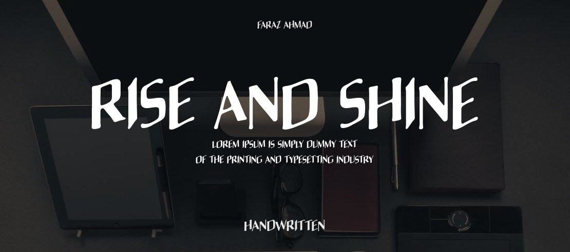 Rise And Shine Font