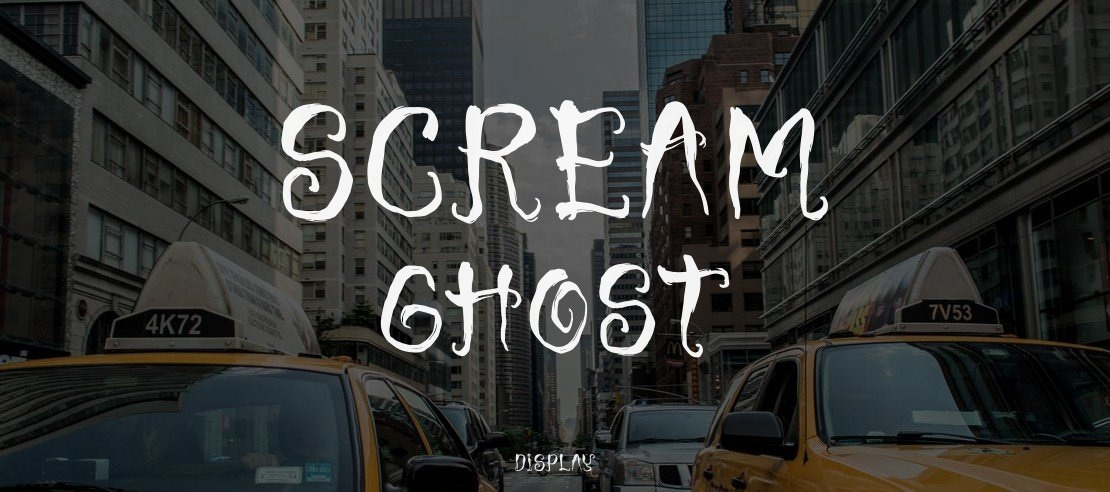 Scream Ghost Font