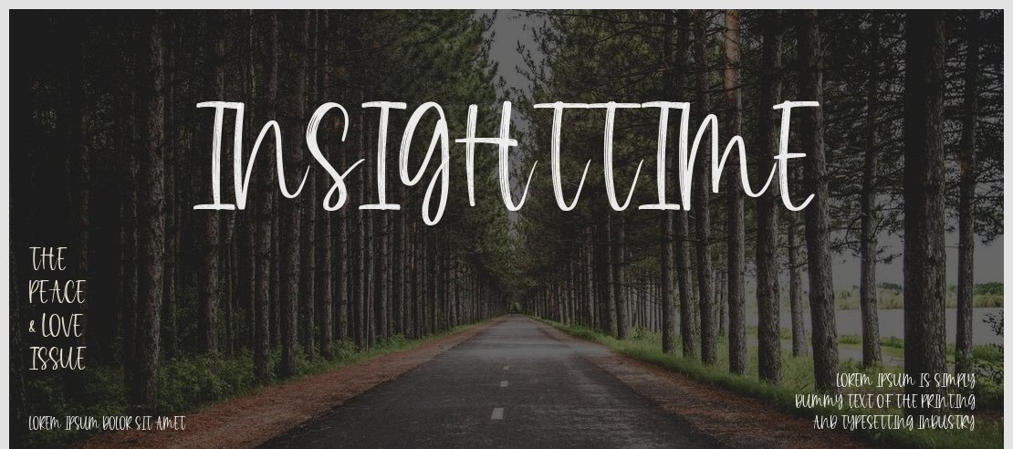 Insighttime Font