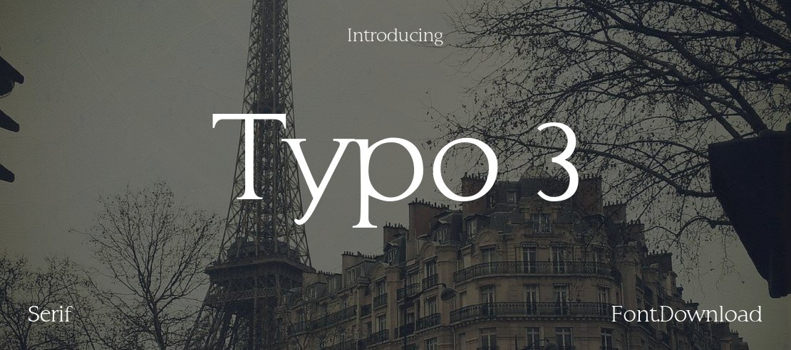 Typo 3 Font Family