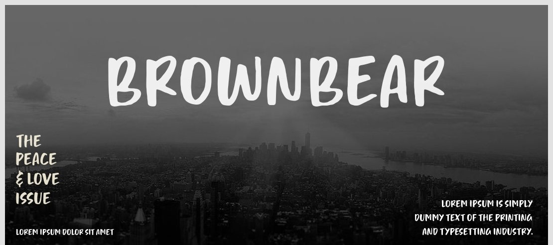 Brownbear Font