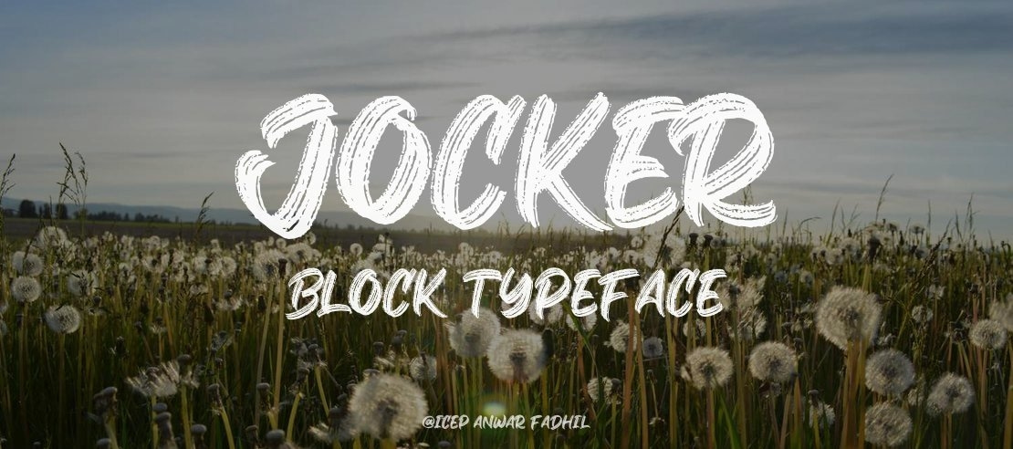 Jocker Block Font