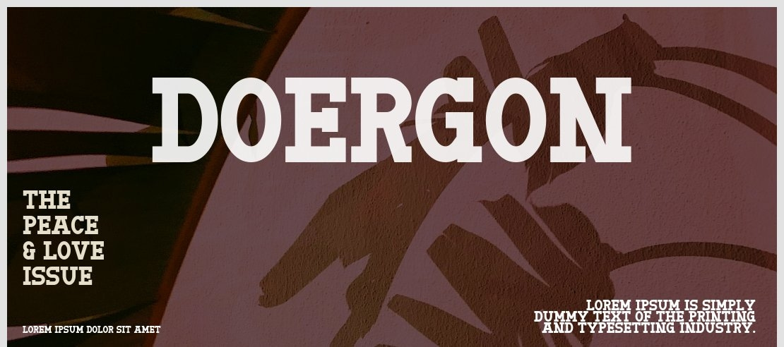 Doergon Font Family