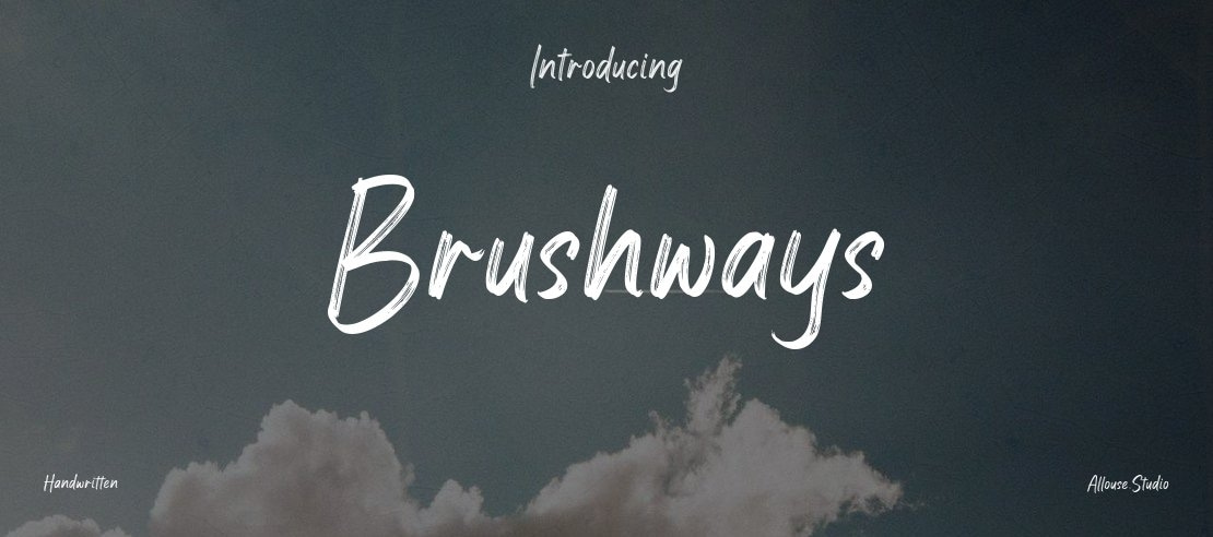 Brushways Font