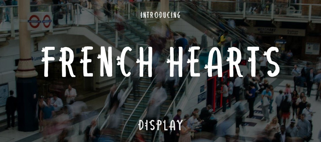 French Hearts Font