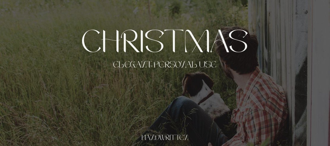 Christmas Elegant-Personal use Font