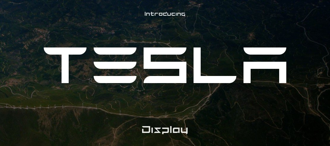 TESLA Font