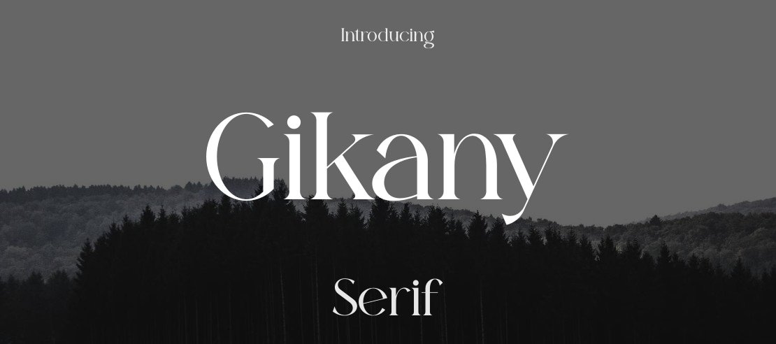 Gikany Font