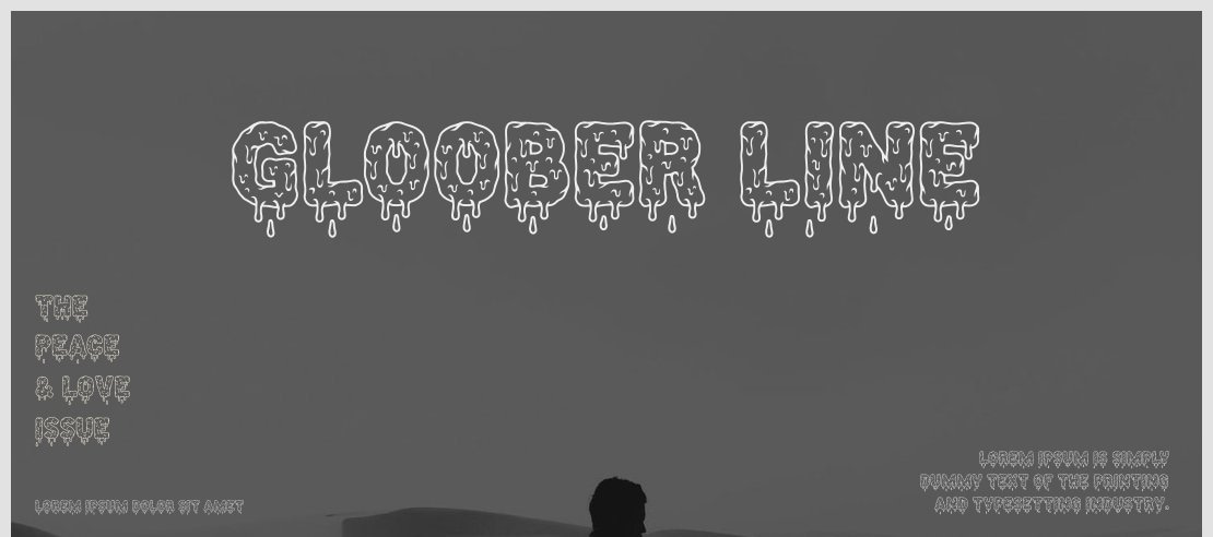 Gloober Line Font Family