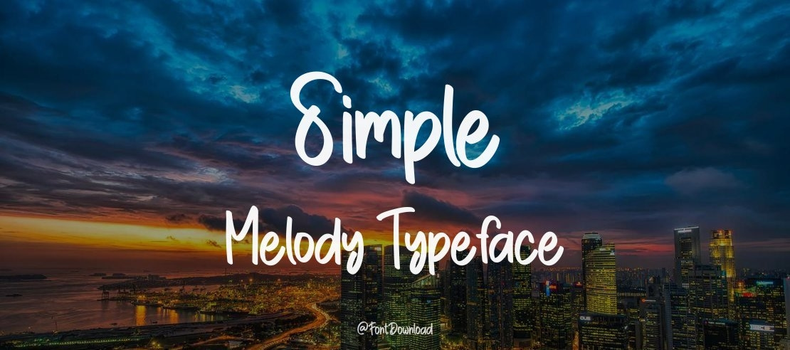 Simple Melody Font