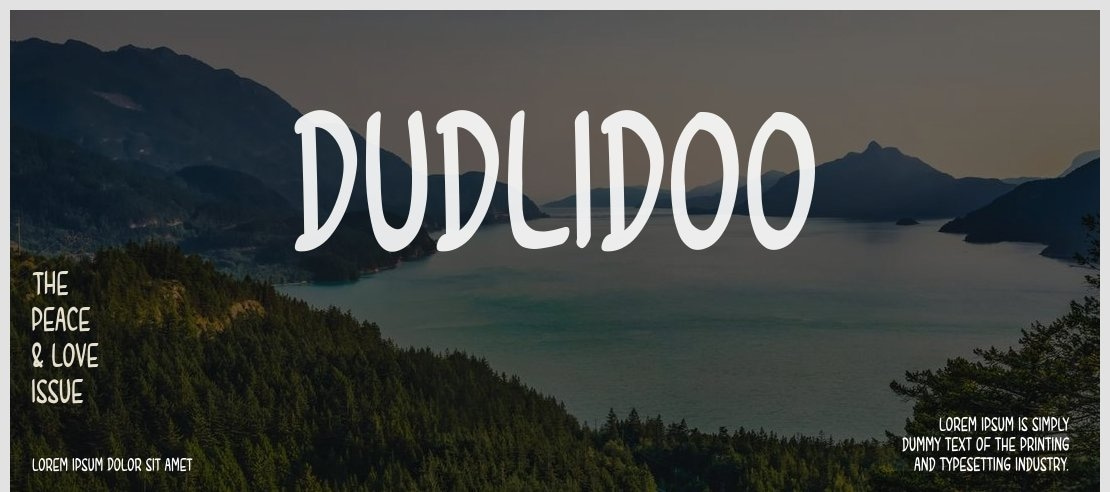 Dudlidoo Font