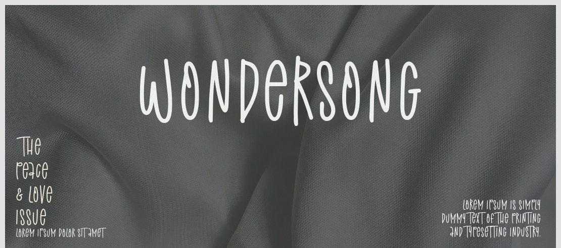 Wondersong Font