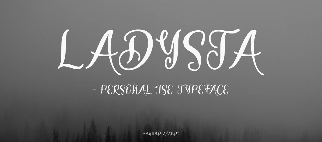 Ladysta - Personal Use Font