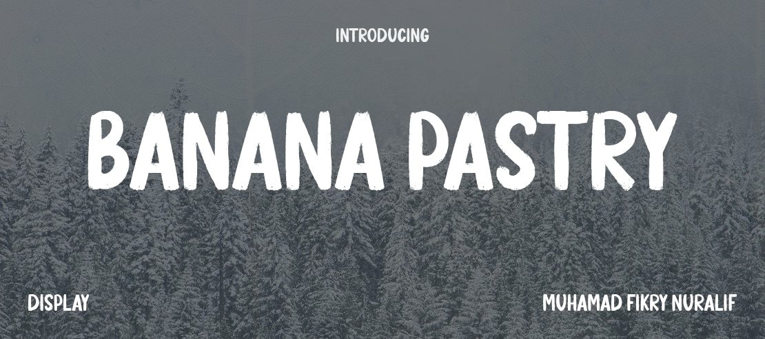 Banana Pastry Font