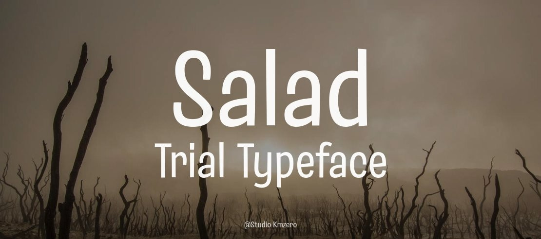 Salad Trial Font Family