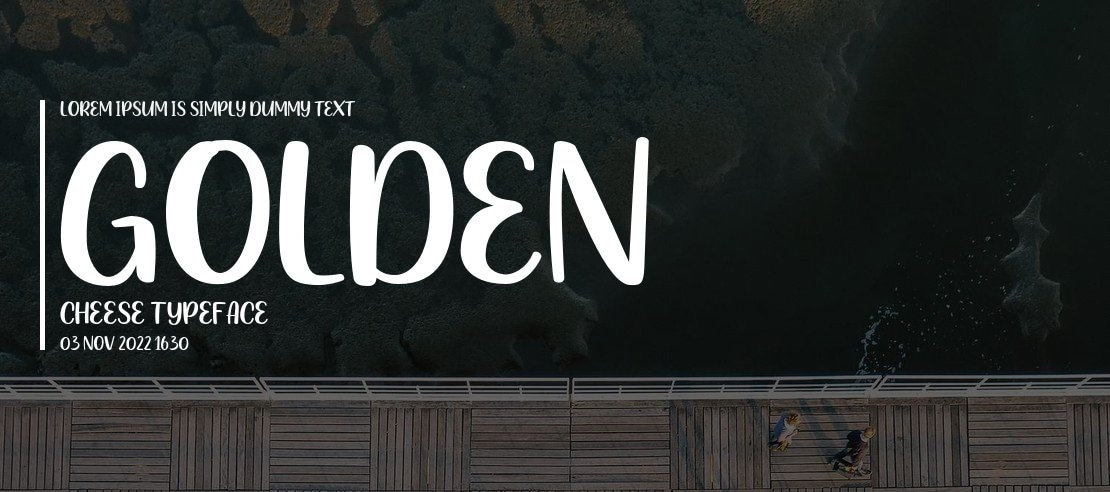 Golden Cheese Font