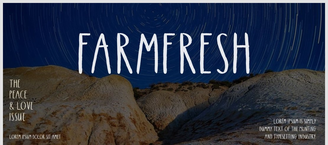 FarmFresh Font