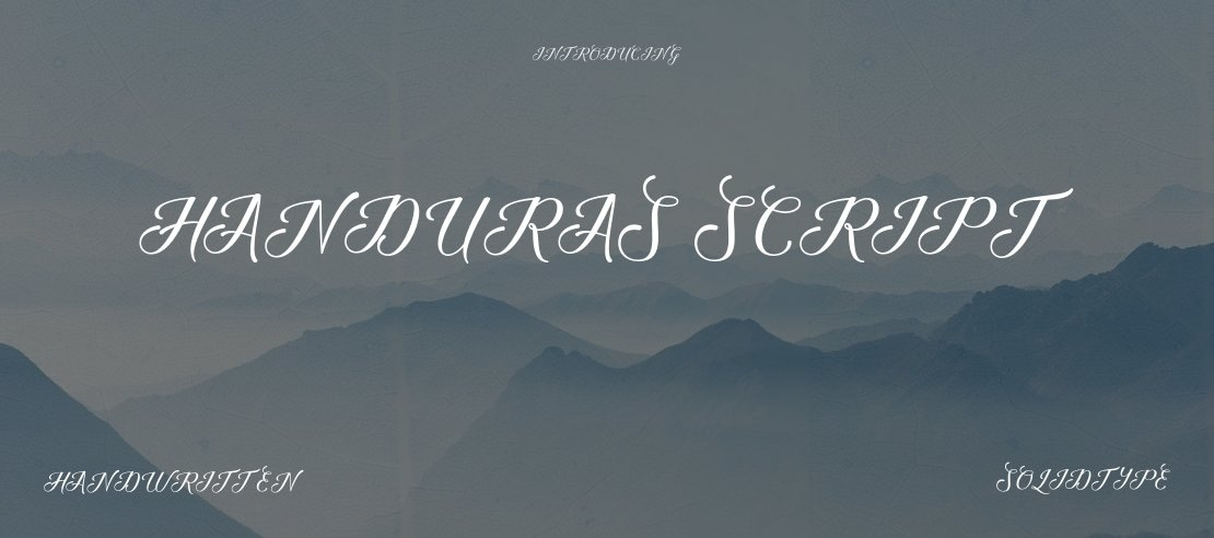 Handuras Script Font