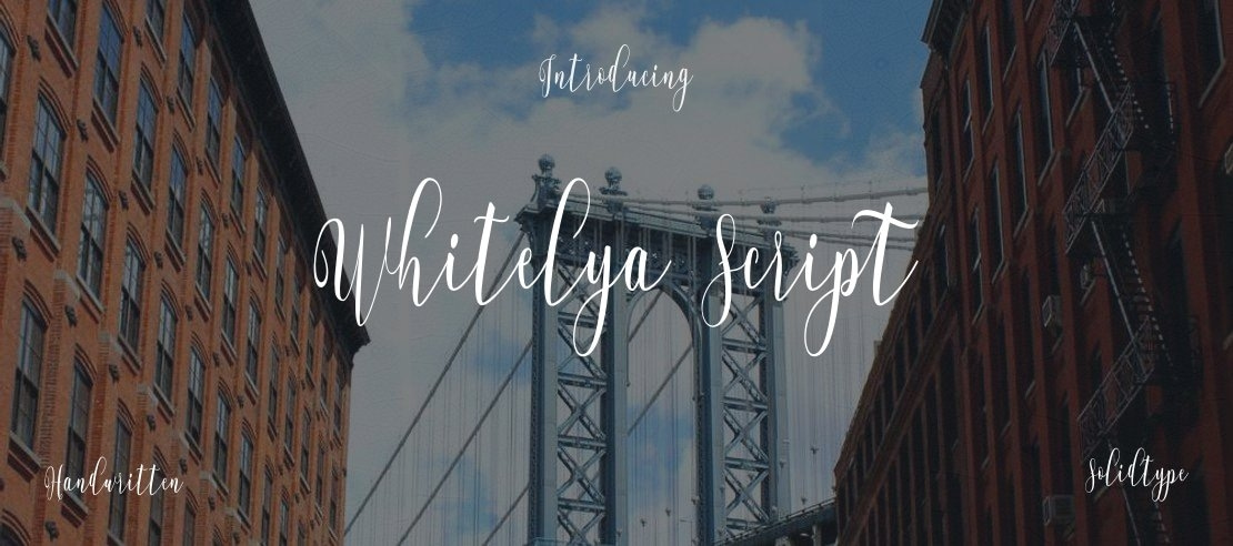 Whitelya Script Font