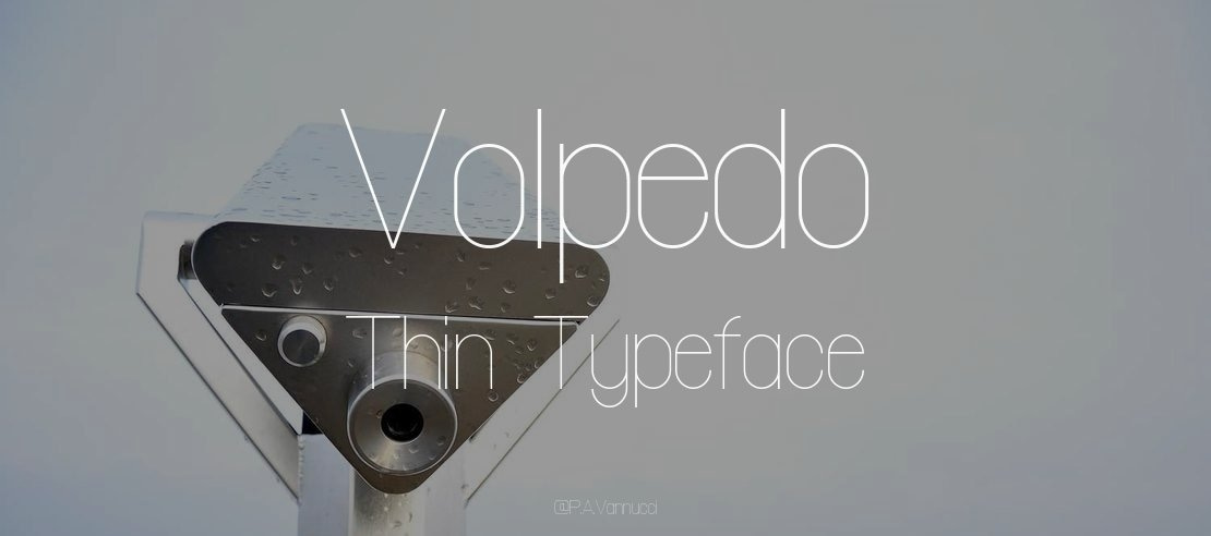 Volpedo Thin Font Family