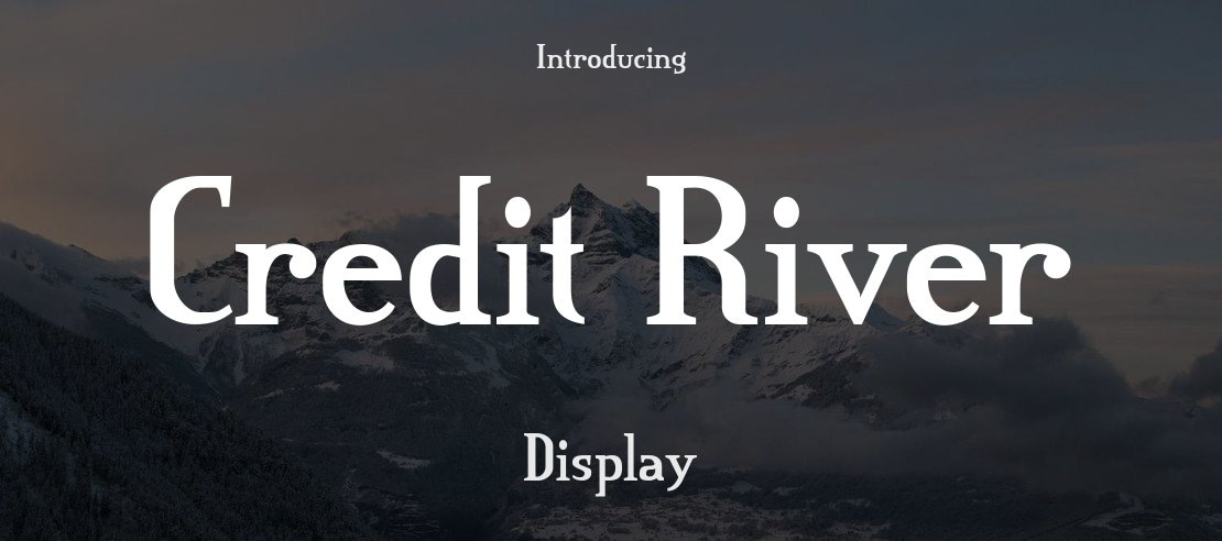 Credit River Font