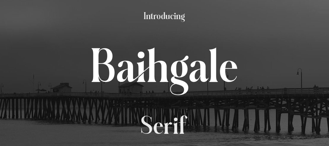 Baihgale Font