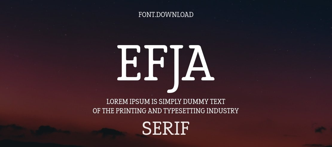 Efja Font