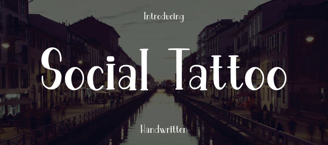 Social Tattoo Font