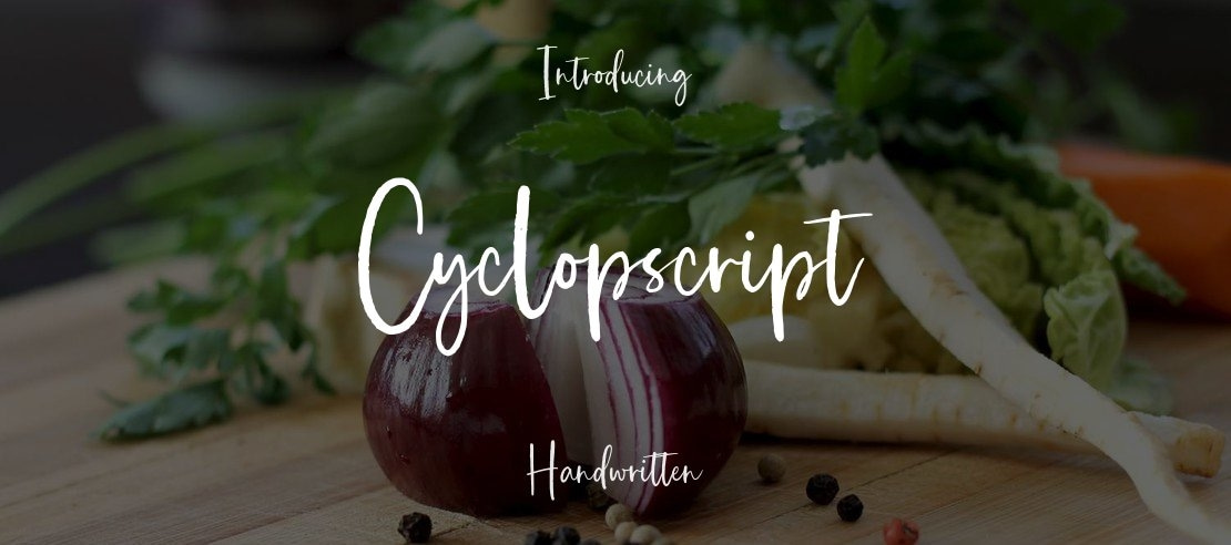 Cyclopscript Font
