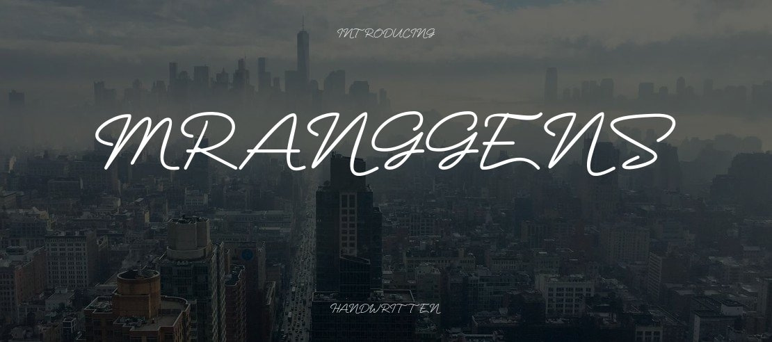 Mranggens Font