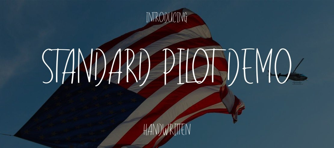 standard pilot demo Font