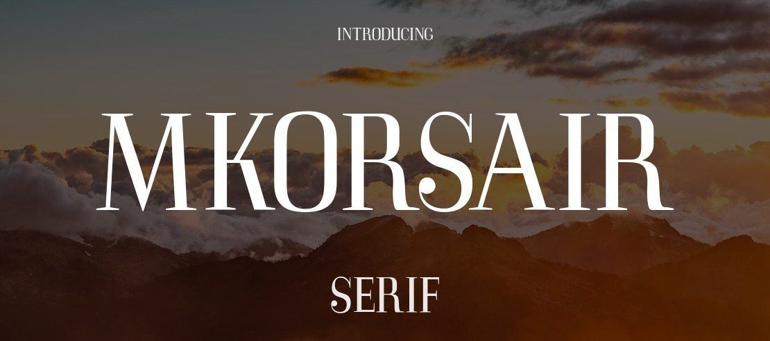 MKorsair Font