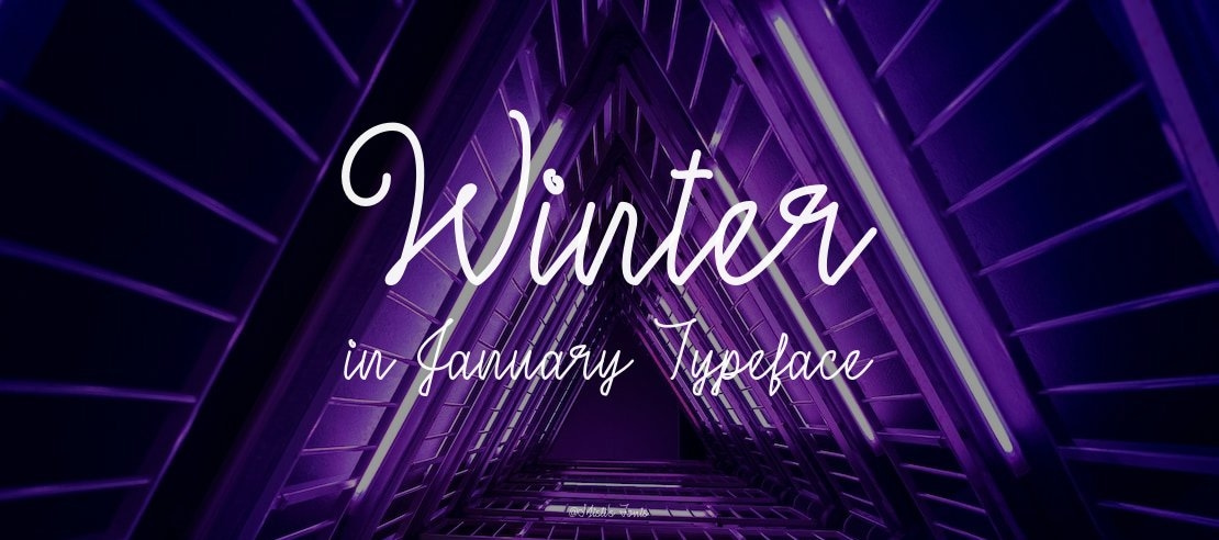 Winter in January Font