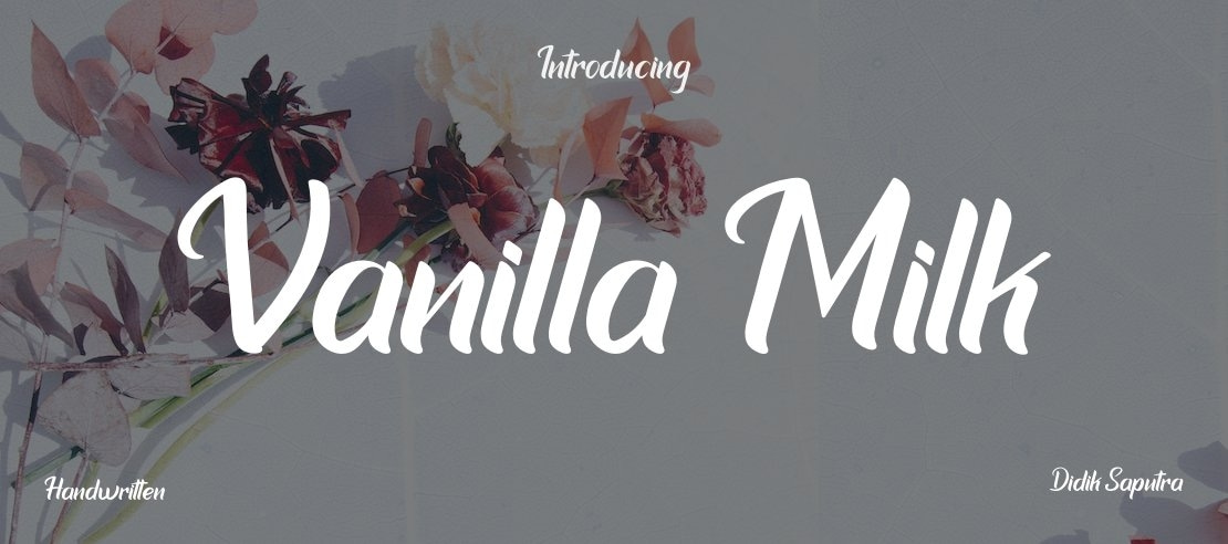 Vanilla Milk Font